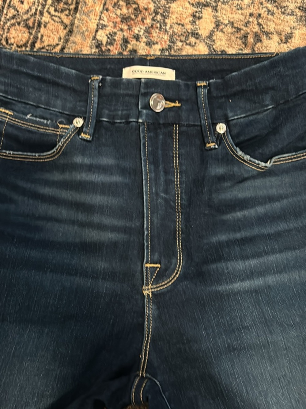 Good American Women's Dark Indigo Skinny Jeans